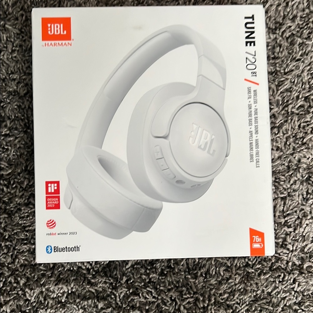 JBL Tune 720BT White Headphones